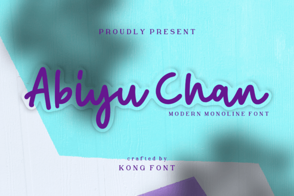 Abiyu Chan Font: A Playful Script for Creative Campaigns