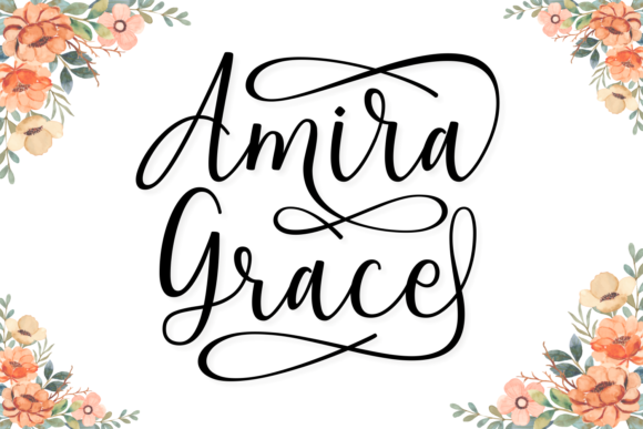 Amira Grace Typeface Review for Elegant Brand Identity