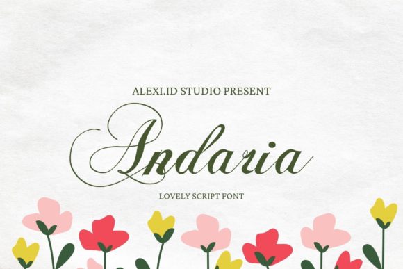 Andaria: A Beautiful Script Font for Designers