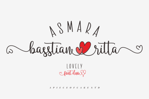 Asmara Basstian Ritta: The Elegant Script Font for Boutique Branding