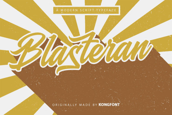 Blasteran Font: A Playful Script for Creative Makers