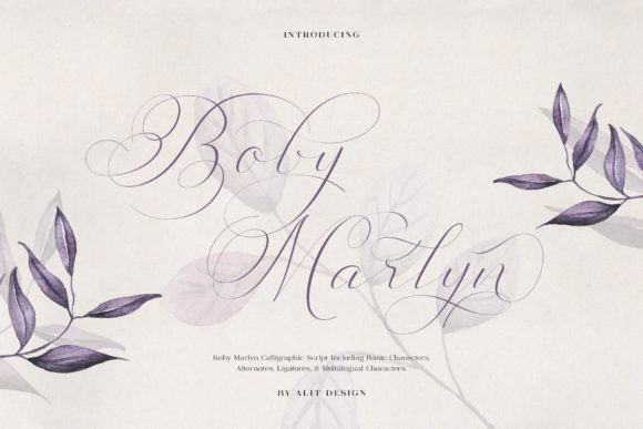 Boby Marlyn: The Script Handwritten Font for Elegant Brand Identity