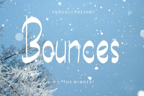Bounces Script Font for Modern Brand Identity and Social Media Graphics
