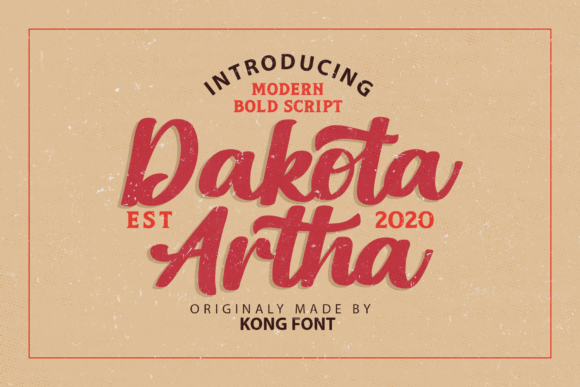 Dakota Artha Font: A Playful Script for Creative Branding Projects