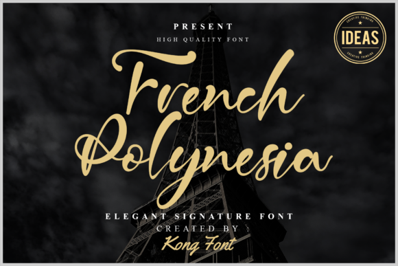 French Polynesia Font: A Playful Script for Modern Branding