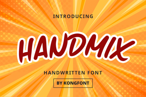 Handmix Font for Creative Branding and Design Projects