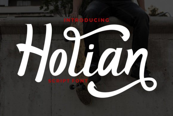 Holian Font: A Bold Script for Modern Makers and Designers