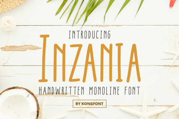 Inzania Font: A Playful Script for Crafters and Designers