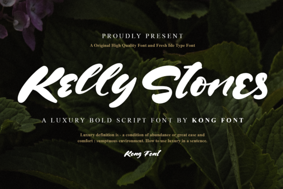 Kelly Stones Font for Modern Editorial Design