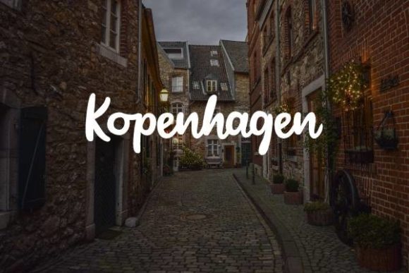 Kopenhagen Font: A Playful Script for Creative Campaigns