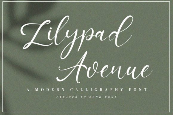 Lilypad Avenue Font Review: A Playful Script for Creative Branding