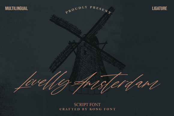 Lovelly Amsterdam Font Review for Creative Projects
