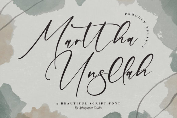 Marttha Unsllah: A Stylish Script Font for Stronger Campaigns