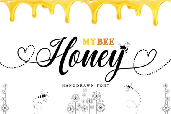 My Bee Honey: A Graceful Script Font for Elegant Campaigns