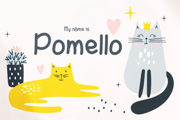 My Name is Pomello Font for Editorial Design