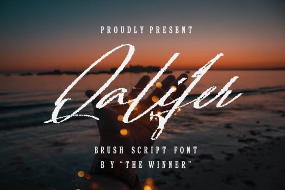 Qalifer Script Typeface for Editorial Design
