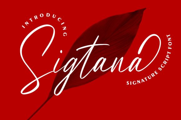 Sigtana Font: A Beautiful Script for Creative Makers