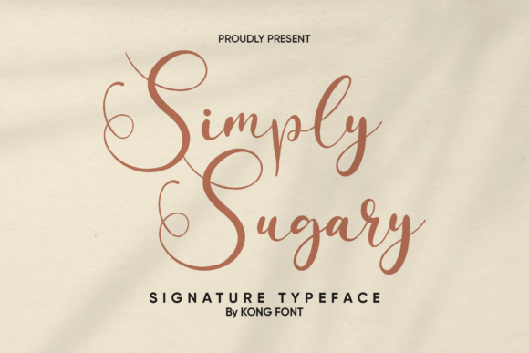 Simply Sugary Font Review: A Playful Script for Creative Designers