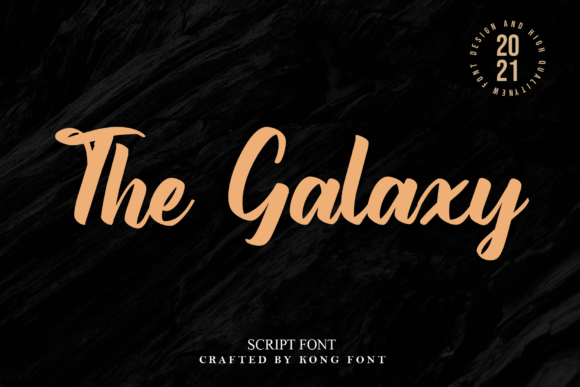 The Galaxy Font: A Playful Script for Crafters and Designers